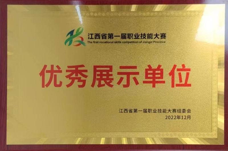 第一(yī)屆技(jì)能(néng)大(dà)賽優秀展示單位銅牌
